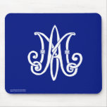 Le monogramme Mousepad de Mary Tapis De Souris