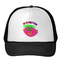 Le monstre badine des cadeaux "art rose adorable d casquettes de camionneur