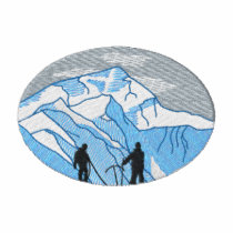 Le mont Everest polos brodés