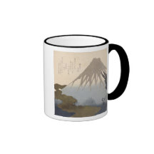 Le mont Fuji sous la neige Mugs
