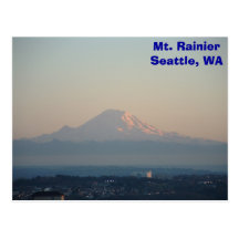 Le mont Rainier Carte Postale