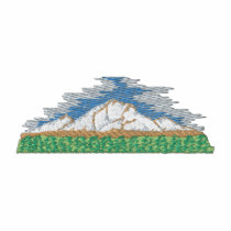 Le mont Rainier polos brodés