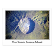 Le mont Tambora Sumbawa Indonésie Cartes Postales
