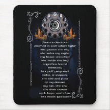 Le MoonGoddess Mousepad Tapis De Souris