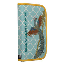 Le motif maure de paon choisissent vos couleurs agenda folio