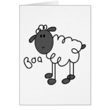 Le mouton indique le T-shirts et les cadeaux de bê Carte De Vœux