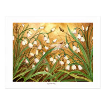 Le muguet carte postale