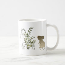 Le muguet et art mignon de souris