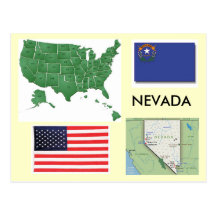 Le Nevada, Etats-Unis Carte Postale