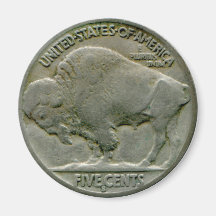 Le nickel de "Buffalo" des 1936 USA coupe la queue
