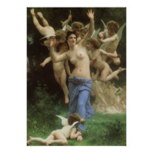 Le nid de la guêpe par Bouguereau, art victorien d Faire-part
