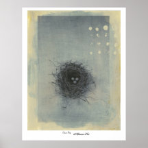 Le nid d'un moineau poster
