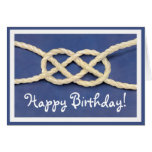 Le noeud des marins - joyeux anniversaire ! cartes