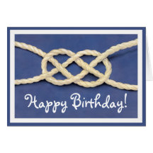 Le noeud des marins - joyeux anniversaire ! cartes
