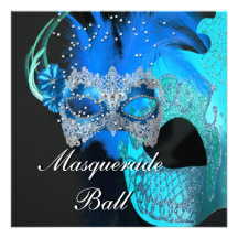 Le noir bleu turquoise masque la partie de boule d bristol personnalisé