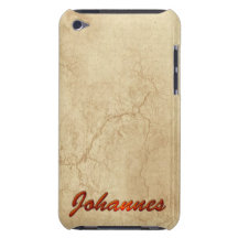 Le nom de JOHANNES a personnalisé la caisse de tél Coques Barely There iPod