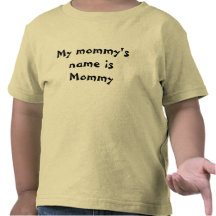 Le nom de ma maman est maman - chemise d'enfants t-shirt