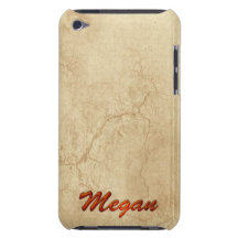 Le nom de MEGAN a personnalisé la caisse de téléph Coque iPod Touch Case-Mate