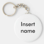Le NOM d'INSERTION font votre propre d'un keychain Porte-clef