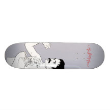 Le nouveau boxeur de gris de pornographes plateau de planche à roulettes