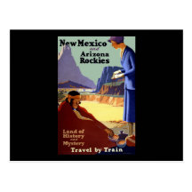 Le Nouveau Mexique et l'Arizona les Rocheuses Carte Postale