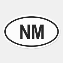 Le Nouveau Mexique "nanomètre " Autocollant
