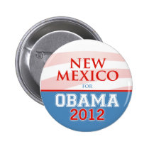 Le NOUVEAU MEXIQUE pour Obama 2012 badges publicitaires