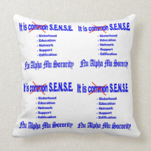 Le NU alpha MU se reposent Coussin