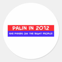 le palin 2012 pisse les personnes concernées adhésifs