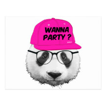LE PANDA VEULENT PARTY ? CARTES POSTALES