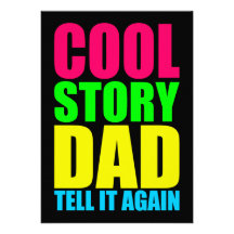 LE PAPA FRAIS D'HISTOIRE LE DISENT ENCORE INVITATION PERSONNALISABLE