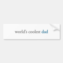 le papa le plus frais du monde adhésif pour voiture