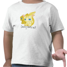 Le papa nous aime t-shirts