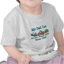 Le papa Outswim le T-shirt de bébé de triathlon dé