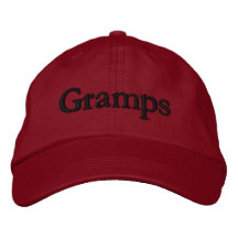 Le papy a personnalisé la casquette de baseball/ch