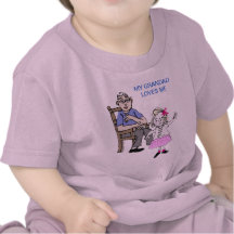 Le papy m'aime t-shirts