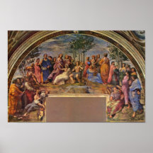 Le Parnassus par Raffael (la meilleure qualité) Affiche