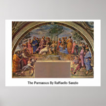 Le Parnassus par Raffaello Sanzio Poster