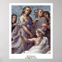 Le Parnassus par Raffaello Sanzio Posters