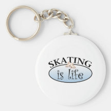Le patinage est la vie porte-clés