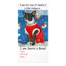 Le patron Photocard de Père Noël Photocarte Customisée