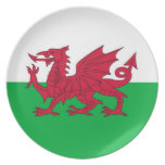 le Pays de Galles Assiette Pour Soirée