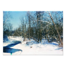 Le pays des merveilles d'hiver art photographique