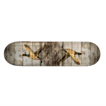 Le pays vintage rustique de barnwood penche le cha plateaux de skate