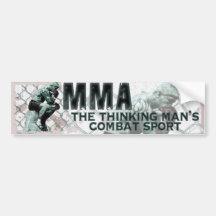Le penseur de MIXED MARTIAL ART Autocollants Pour Voiture