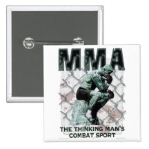 Le penseur de MIXED MARTIAL ART Badges