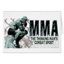 Le penseur de MIXED MARTIAL ART Carte De Vœux