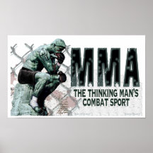 Le penseur de MIXED MARTIAL ART Posters