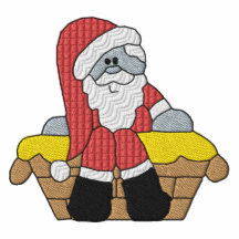 Le père noël a brodé la chemise