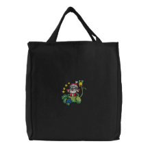 Le père noël a brodé le sac